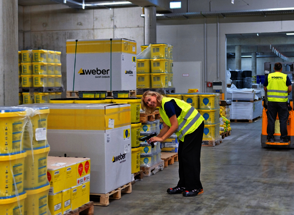 Effifziente Baustofflogistik