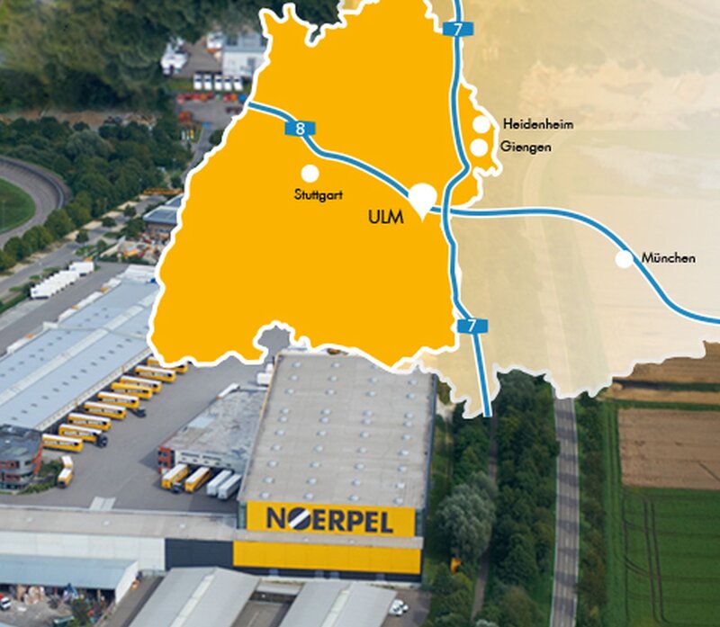 Logistikzentrum in Ulm, nahe Neu-Ulm