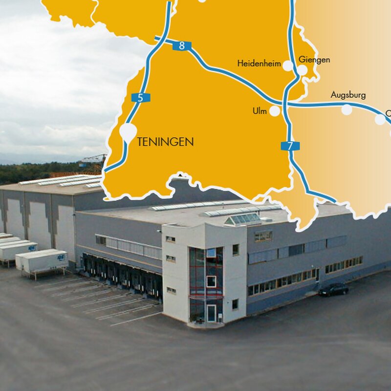 Lagerlogistik bei Freiburg, rund um Weil am Rhein, Alsfeld und Basel