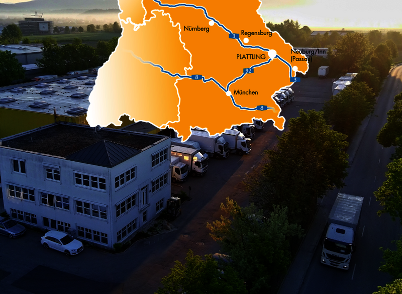 Transportunternehmen bei Deggendorf, Straubing, Landshut und Ingolstadt