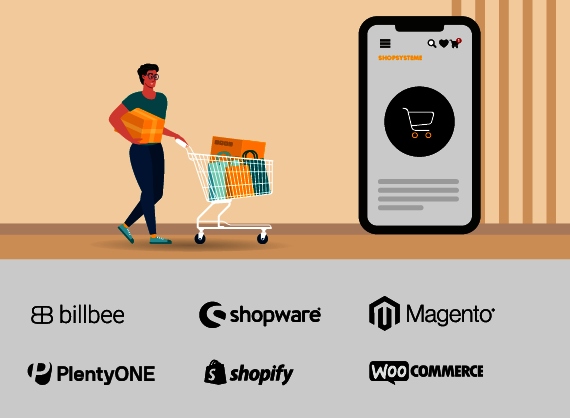 Your webshop – transparently connected: