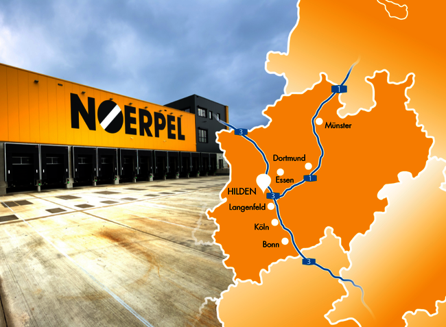 Unser Speditionshub nahe Köln, Wuppertal, Leverkusen und Düsseldorf