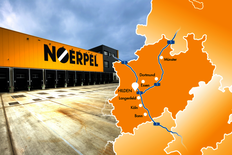 Unser Speditionshub nahe Köln, Wuppertal, Leverkusen und Düsseldorf